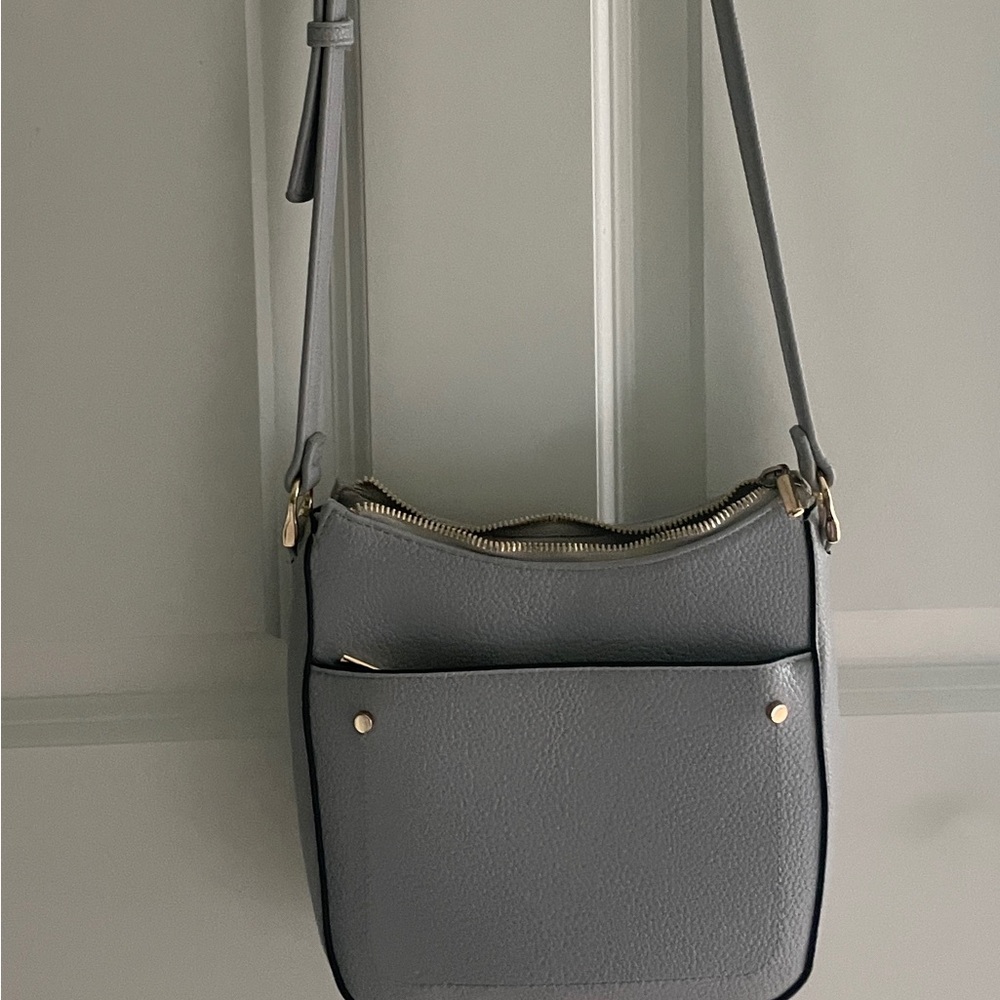 a new day Elegant Gray Crossbody Bag